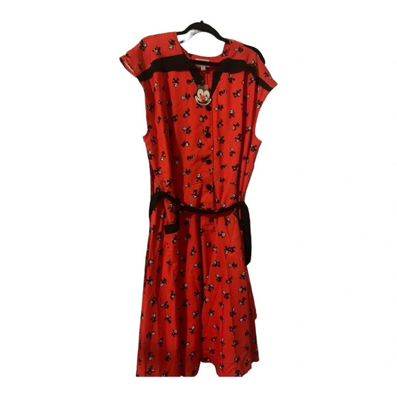 Unique Vintage Felix the Cat midi swing dress Retro, Brand New with Tags #0150 - Picture 7 of 10